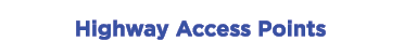 Highway Access Points